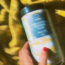 Load image into Gallery viewer, Detox Mineral Bath Soak with CBD. Assist with a good night sleep using all natural herbs by Arder Botanicals