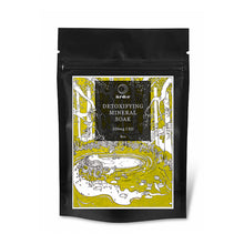 Load image into Gallery viewer, mineral soak Remove toxins and replace them with vital nutrients. A balanced combination of premium alkalizing and remineralizing ingredients create the perfect environment for the absorption of a multitude of highly effective actives. Achy joints and muscles are relaxed, the skin's natural barrier function is enhanced, and skin hydration improved.