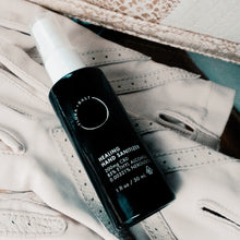 Load image into Gallery viewer, Flora + Bast Healing Hand Sanitizer not only helps heals hands, but the Earth as well!! By sourcing componentry that was destined to become waste, we are turning an environmental liability into a luxurious and health promoting product.