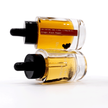 Load image into Gallery viewer, Ginger Black Pepper CBD tincture by Remedy Plant Lab is made with full-spectrum CBD oil and beneficial terpenes such as beta-caryophyllene which naturally spicy in flavor. Combined with pure extractions of ginger root and black pepper, smoothed out with organic avocado and organic grape seed oil.
