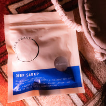 Load image into Gallery viewer, Vegan + Sugar Reduced with Allulose WHAT IT DOES: Fall asleep faster, stay asleep longer, and wake up refreshed and hangover-free. Optimal sleep duration, which for most people is between 7-9 hours of uninterrupted sleep per night, results in a reduced rate of biological aging, and reversal of age-related symptoms, including both physical and cognitive decline.