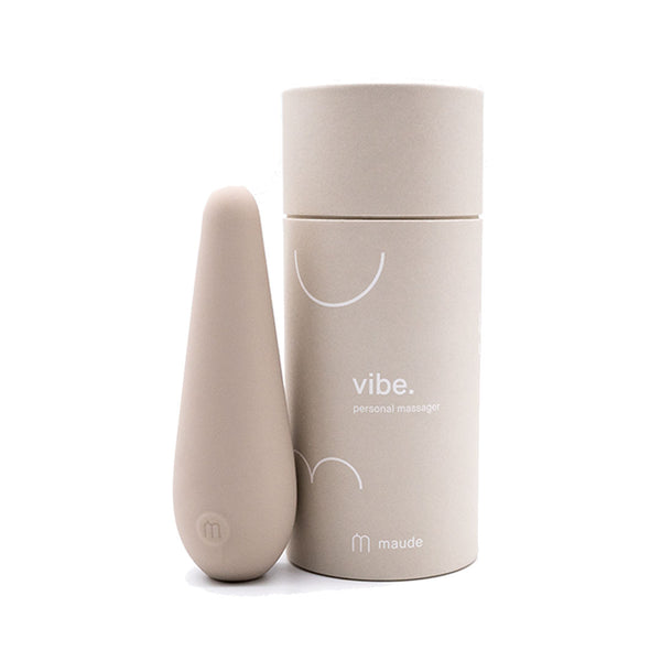 he Vibe by Maude is shaped with a flutter tip in-house for focused external stimulation. Used solo or with your partner, introduce addtional stimulation for the delightful experience.